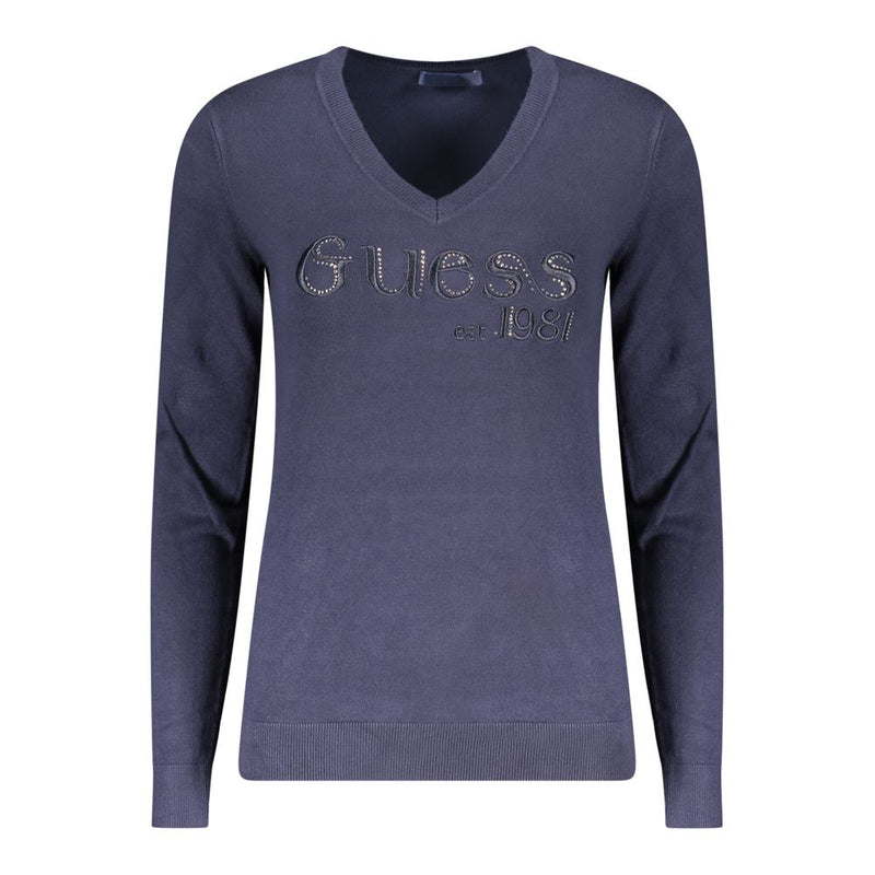 Guess Jeans Blu Viscose Women Sweater