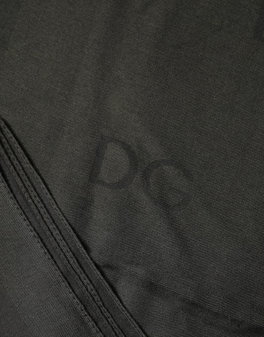 Dolce & Gabbana Black Modal Neck Wrap Men Shawl Men Scarf