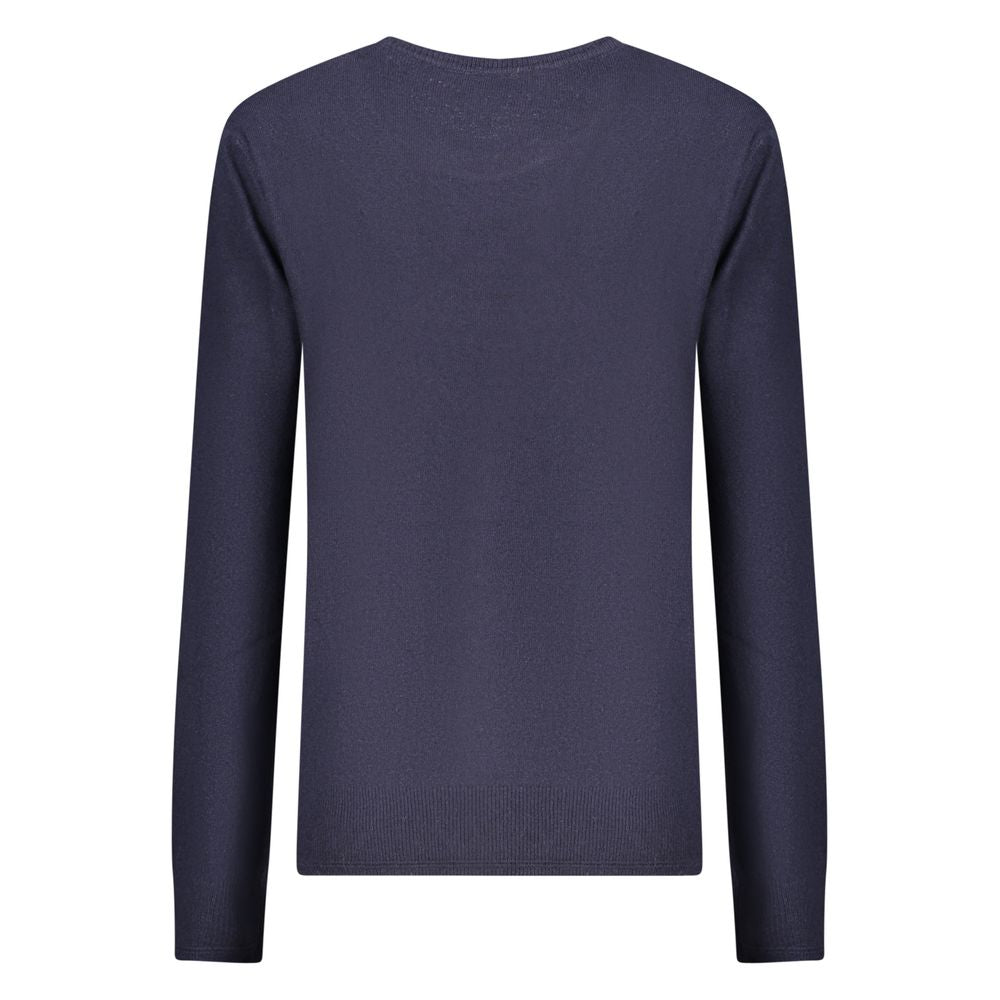 North Sails Blue Polyamide Women Sweater - ClickThatClicks 