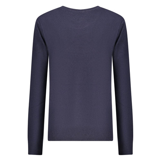 North Sails Blue Polyamide Women Sweater - ClickThatClicks 