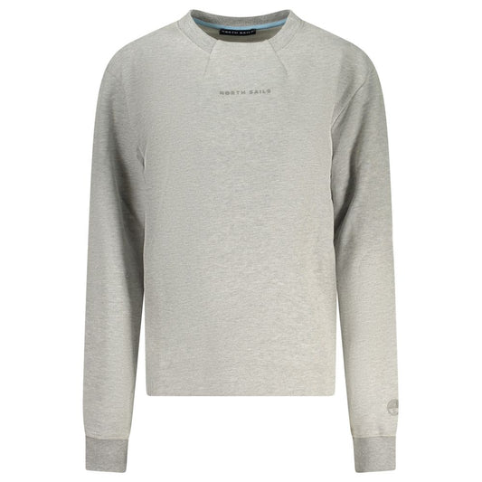 North Sails Grigio Cotton Women Sweatshirt - ClickThatClicks 