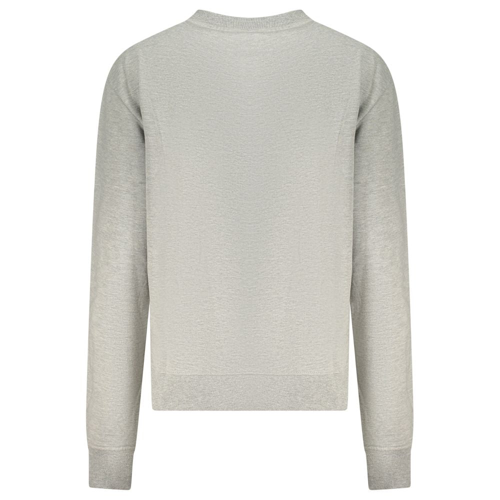 North Sails Grigio Cotton Women Sweatshirt - ClickThatClicks 