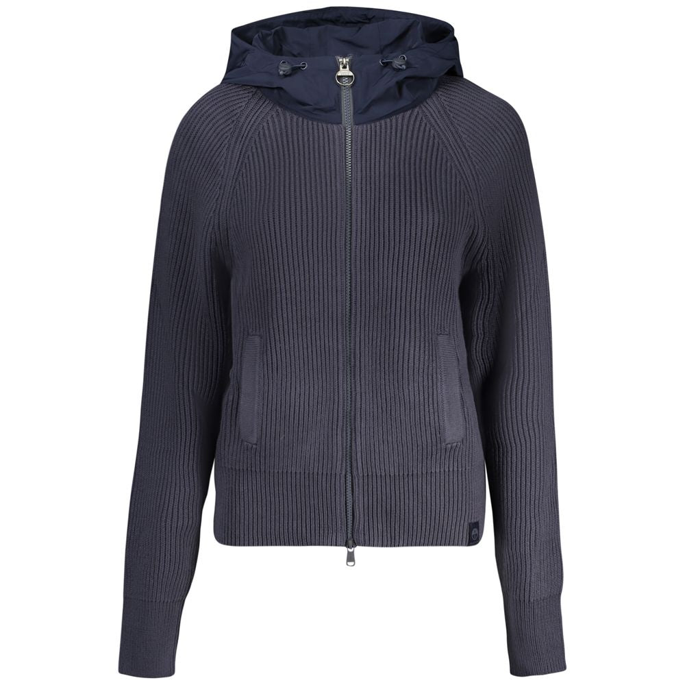 North Sails Blu Polyester Women Cardigan - ClickThatClicks 