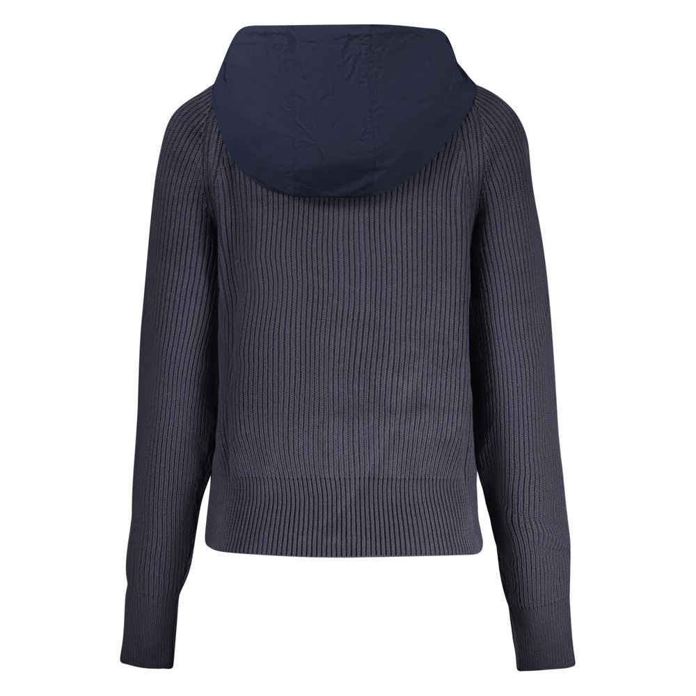 North Sails Blu Polyester Women Cardigan - ClickThatClicks 