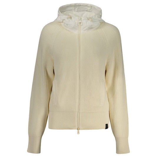North Sails White Polyester Women Cardigan - ClickThatClicks 