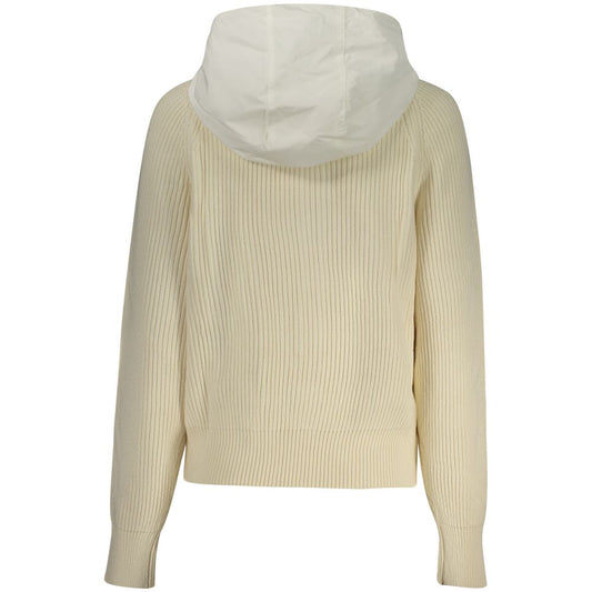 North Sails White Polyester Women Cardigan - ClickThatClicks 