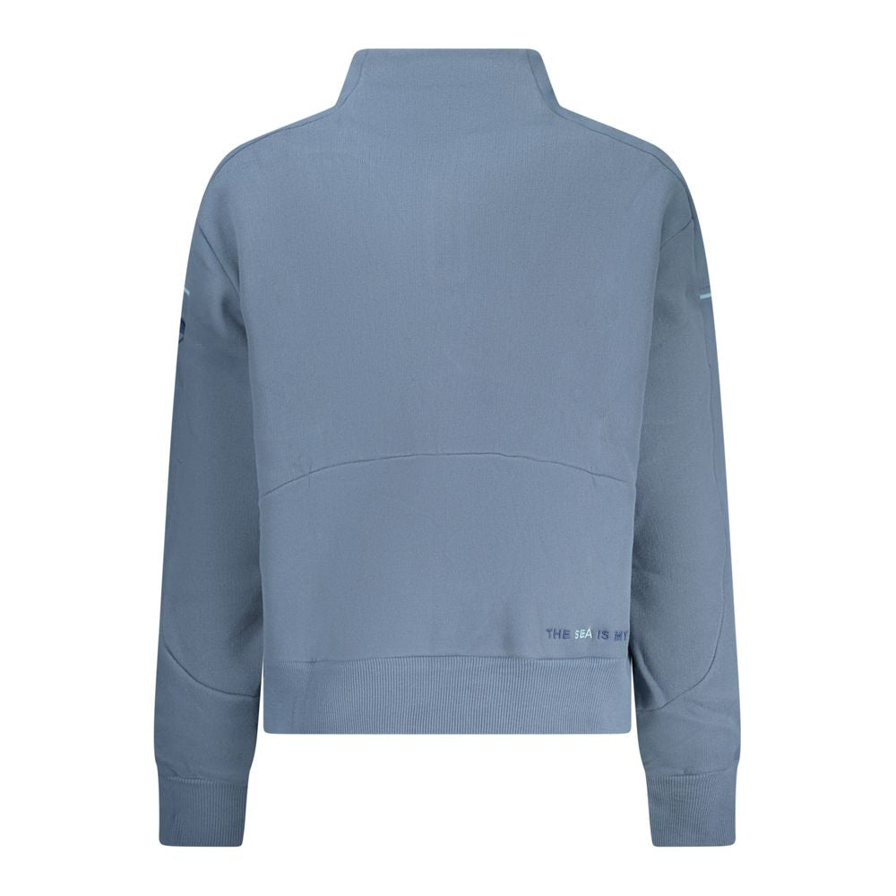 North Sails Blue Cotton Women's Sweatshirt - ClickThatClicks 