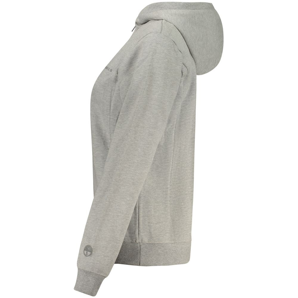 North Sails Grigio Cotton Women Hoodie - ClickThatClicks 