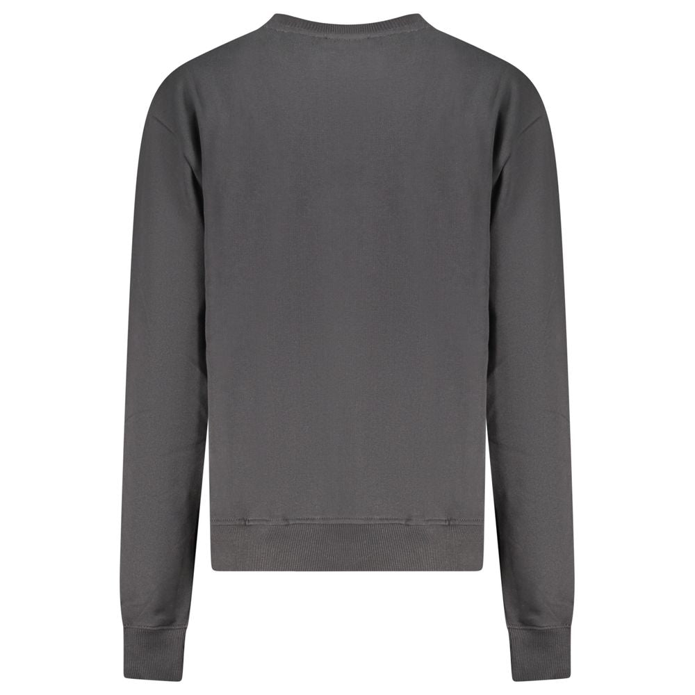 North Sails Black Cotton Women Sweatshirt - ClickThatClicks 