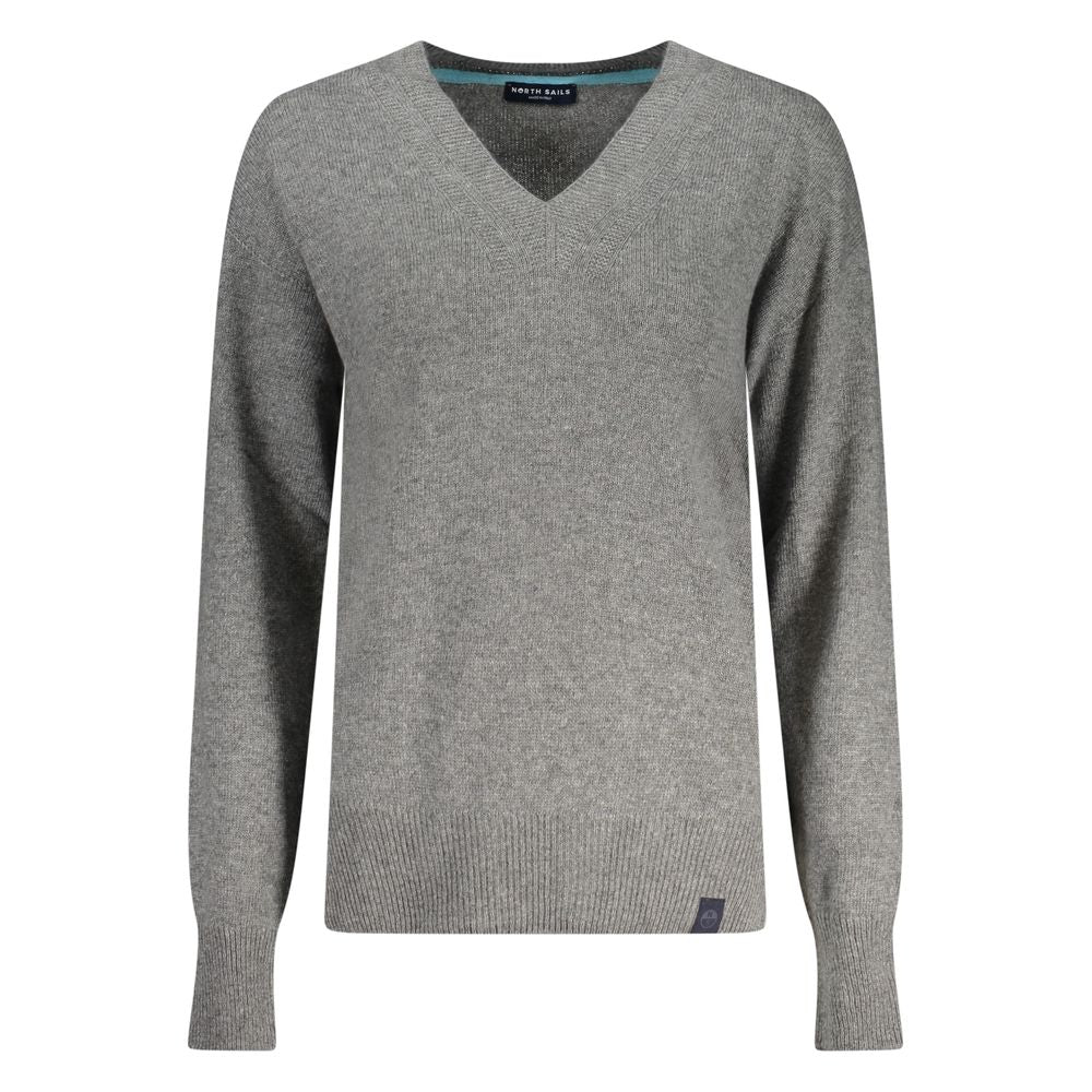North Sails Grigio Poliammide Women Sweater - ClickThatClicks 