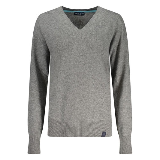 North Sails Grigio Poliammide Women Sweater - ClickThatClicks 
