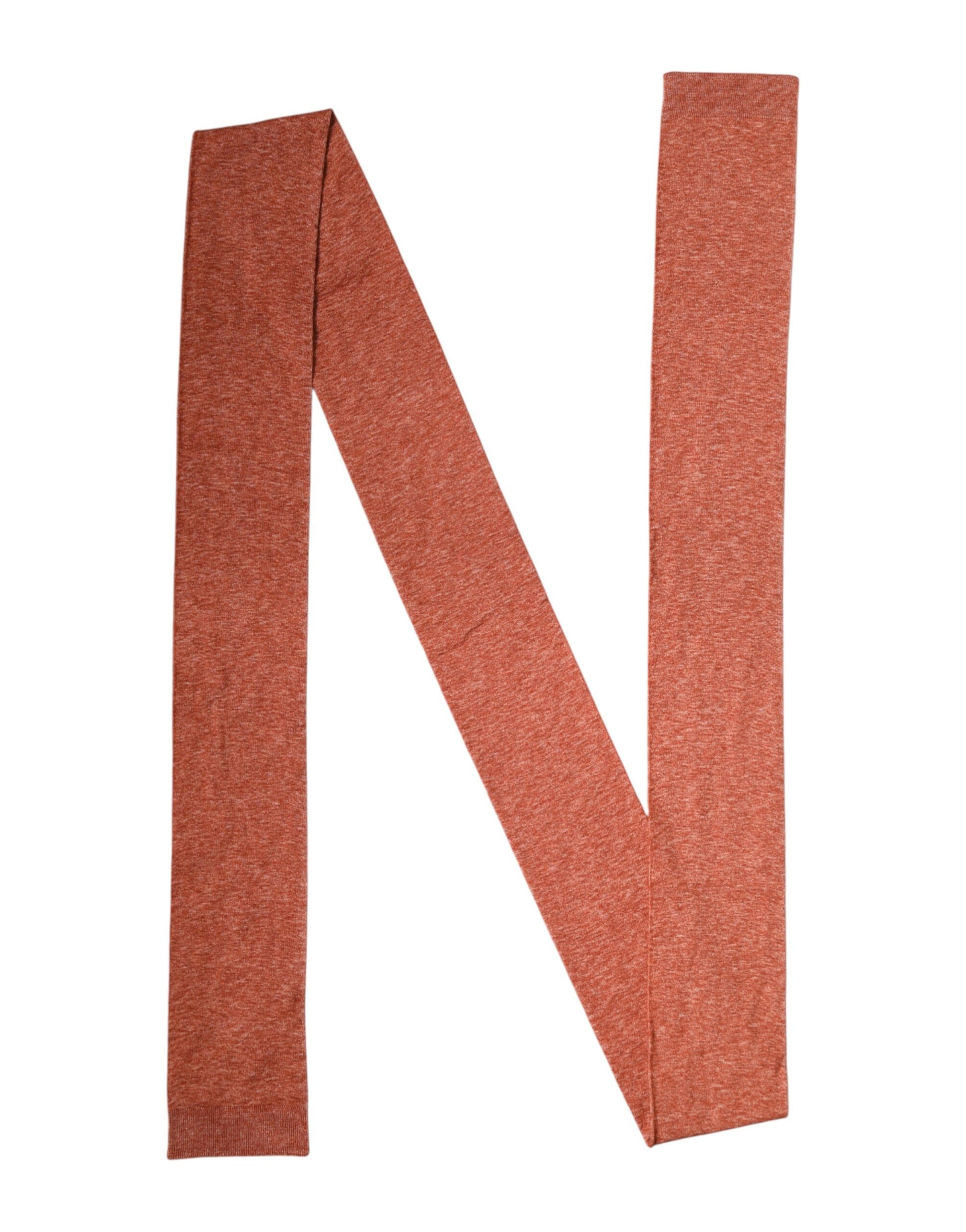 Dolce & Gabbana Orange Silk Cashmere Neck Wrap Shawl Scarf - ClickThatClicks 