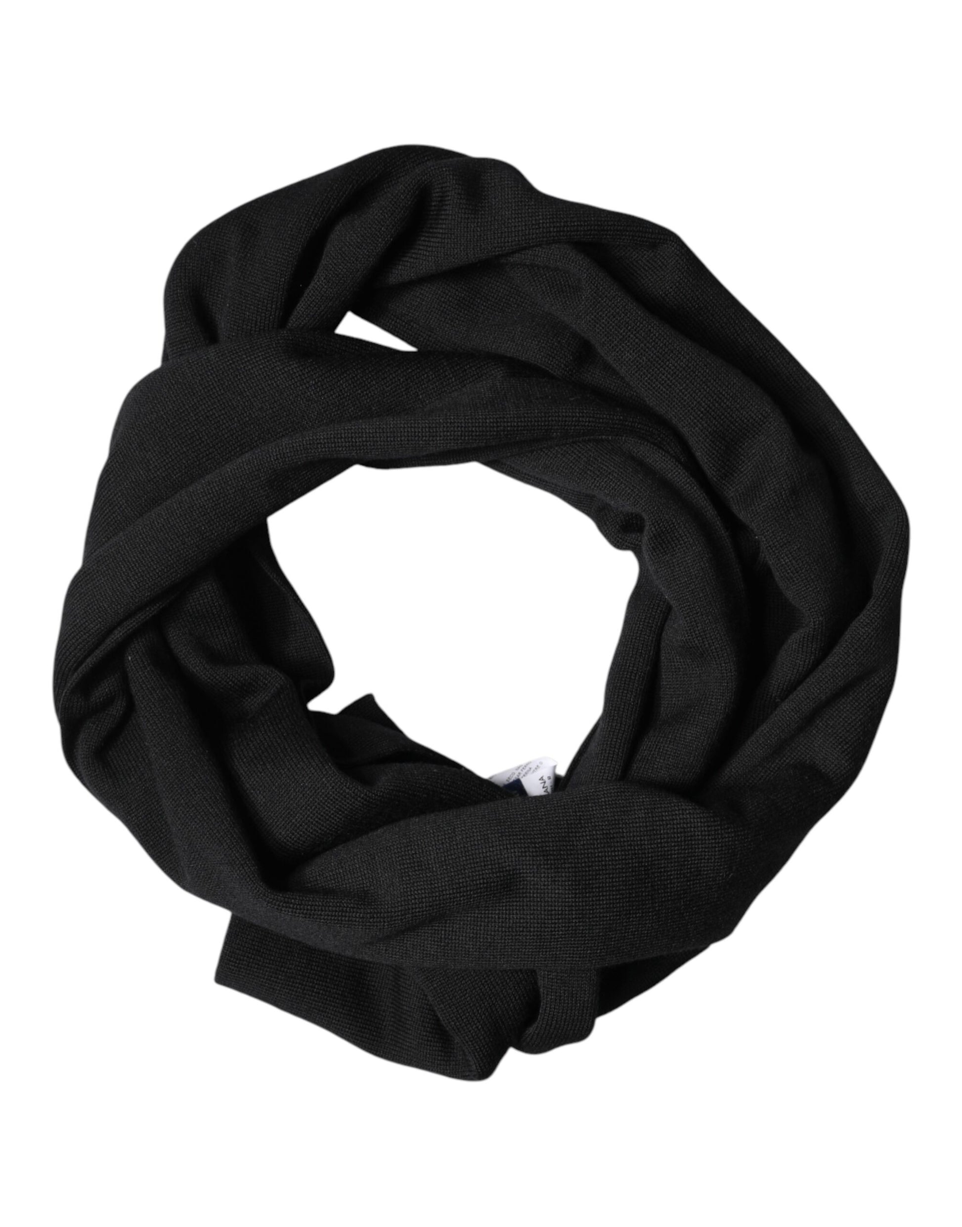 Dolce & Gabbana Blue Wool DG Loves London Neck Wrap Scarf - ClickThatClicks 