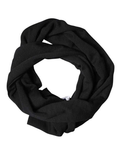 Dolce & Gabbana Blue Wool DG Loves London Neck Wrap Scarf - ClickThatClicks 