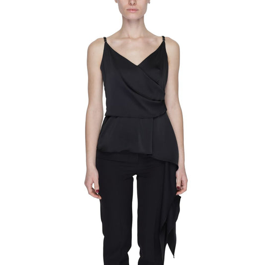 Silence Black Polyester Top - ClickThatClicks 