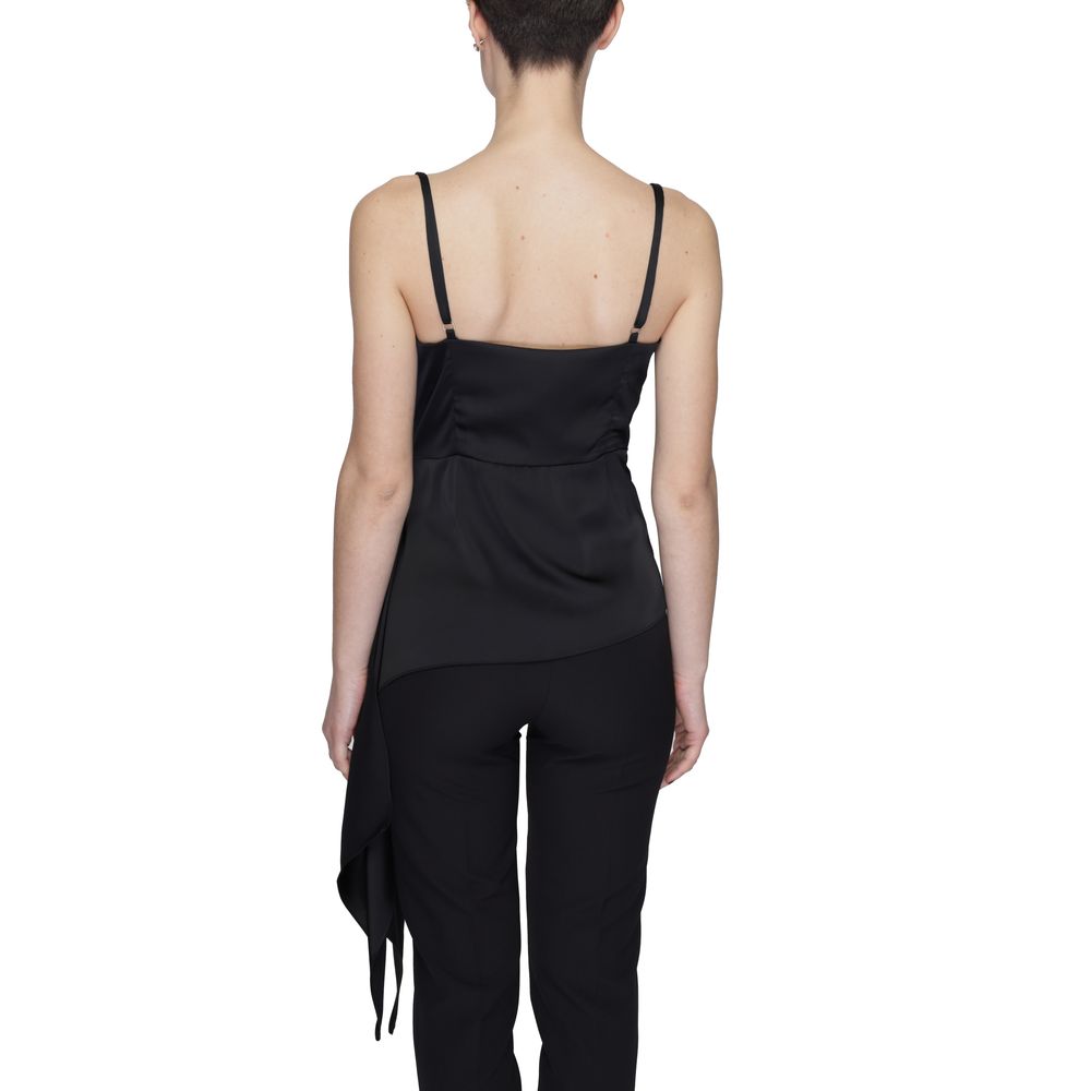 Silence Black Polyester Top - ClickThatClicks 