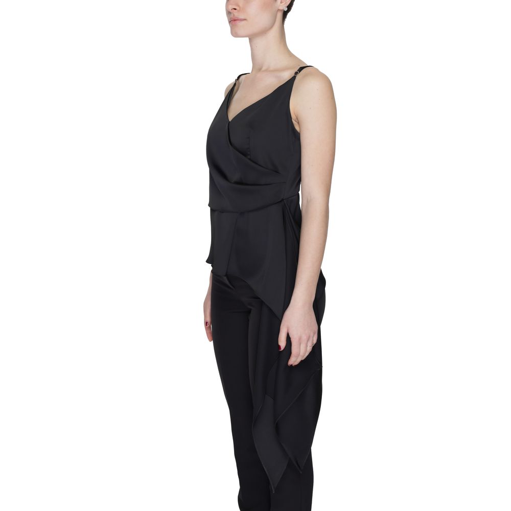 Silence Black Polyester Top - ClickThatClicks 