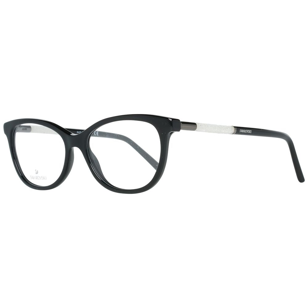Swarovski Black Metal & Plastic Glasses (Frames) - ClickThatClicks 