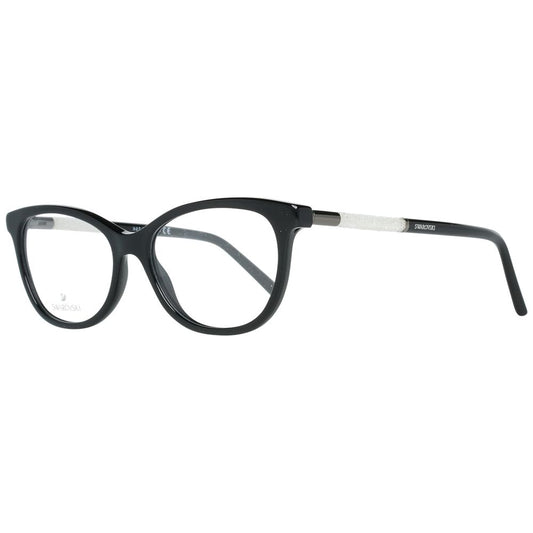 Swarovski Black Metal & Plastic Glasses (Frames) - ClickThatClicks 