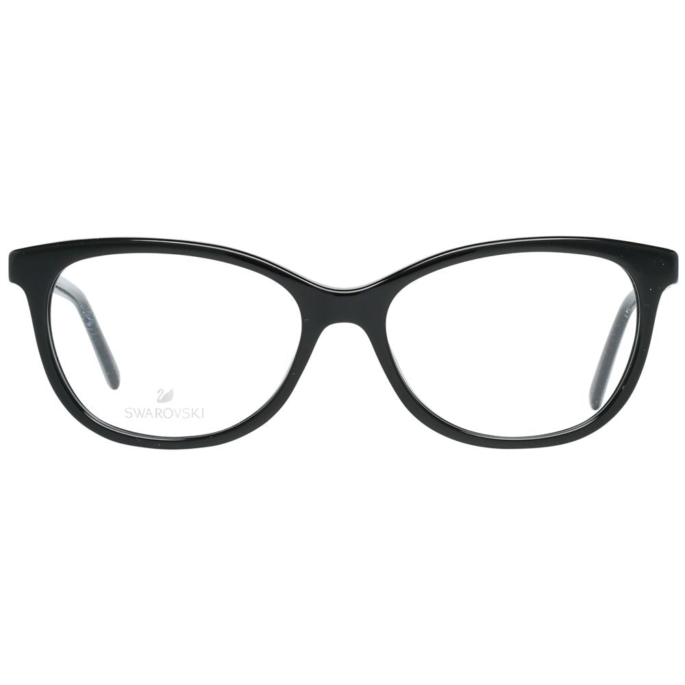Swarovski Black Metal & Plastic Glasses (Frames) - ClickThatClicks 