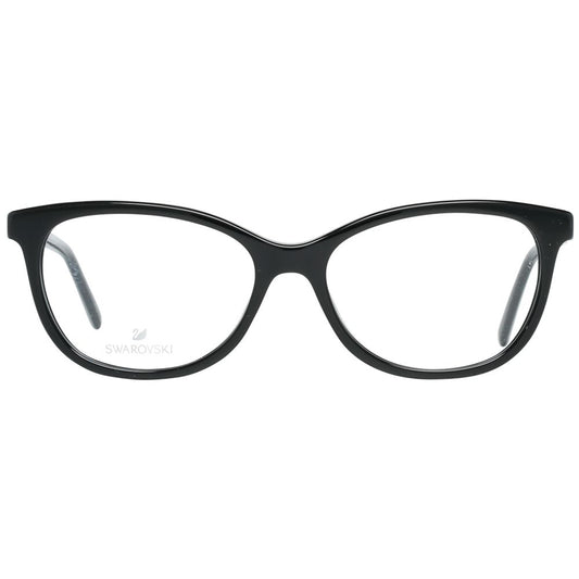 Swarovski Black Metal & Plastic Glasses (Frames) - ClickThatClicks 