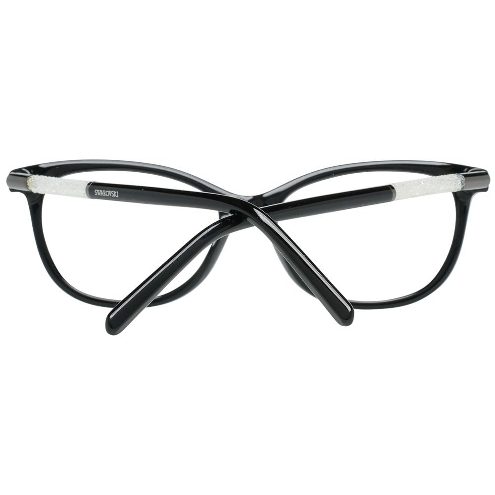 Swarovski Black Metal & Plastic Glasses (Frames) - ClickThatClicks 