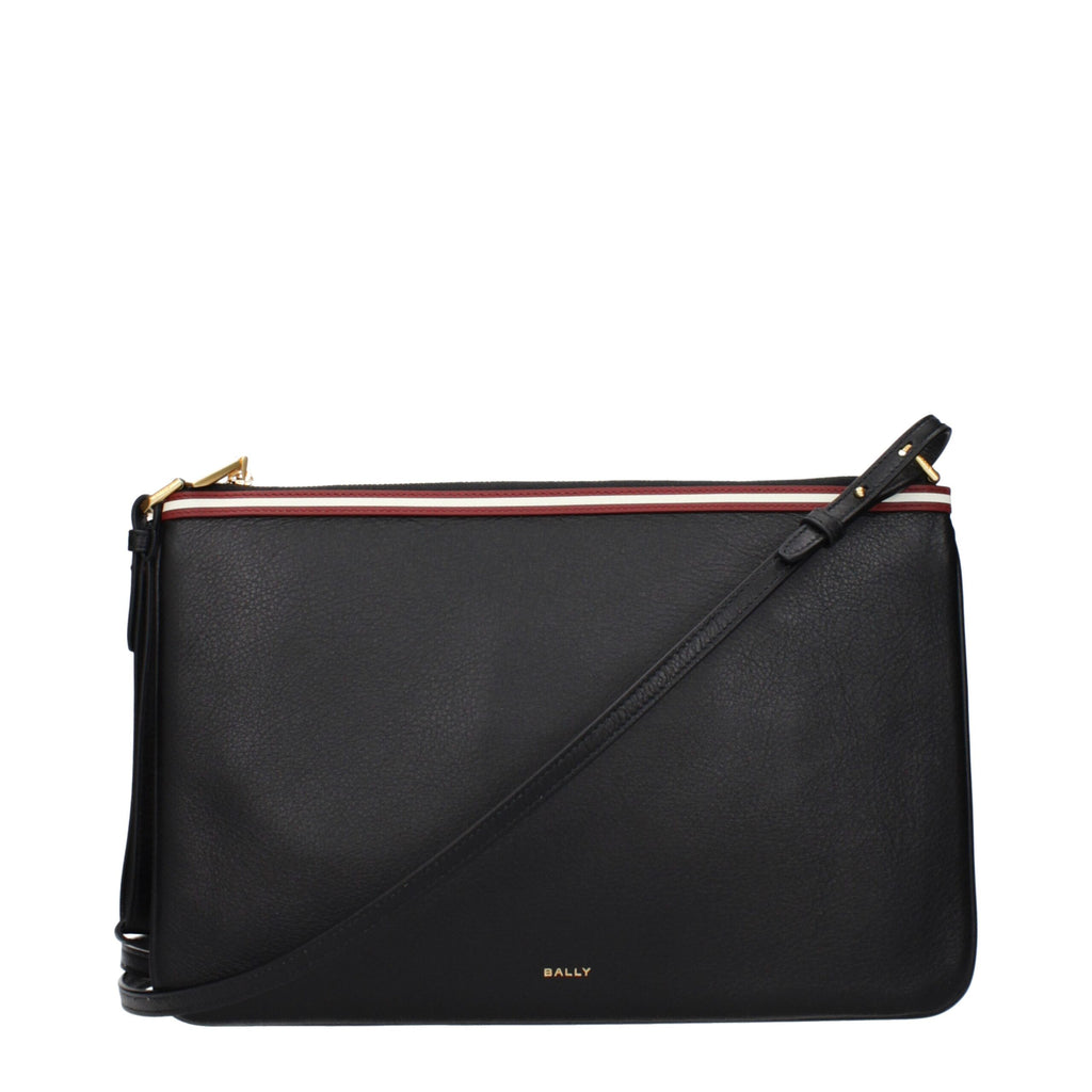 Bally Black Leather Crossbody Bag