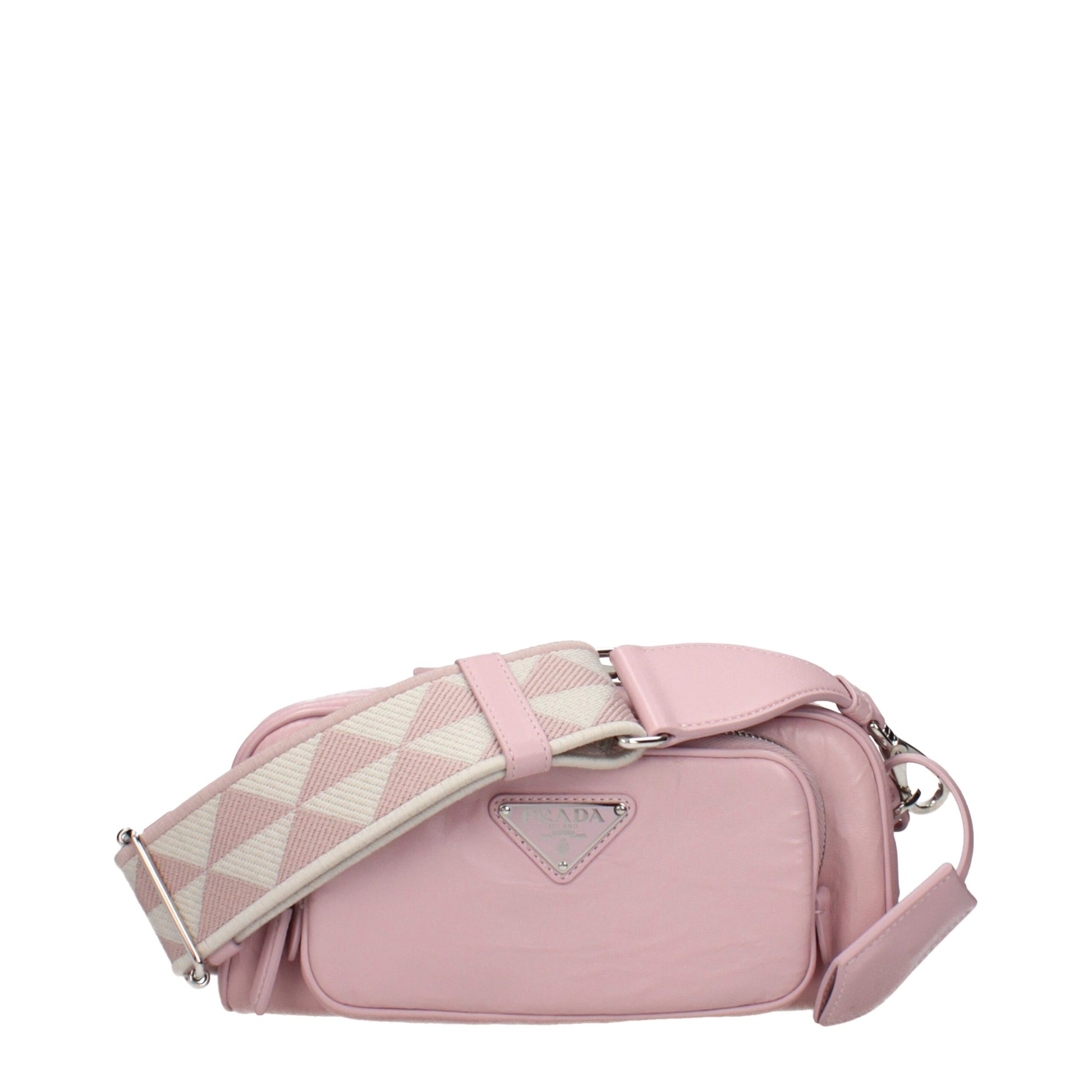 Prada Pink Leather Crossbody Bag - ClickThatClicks 