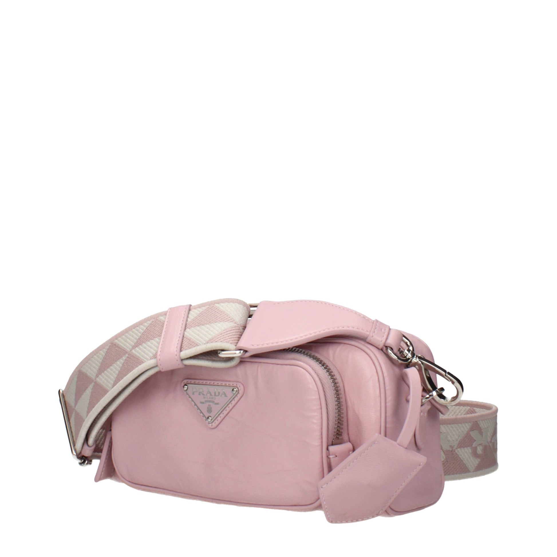 Prada Pink Leather Crossbody Bag - ClickThatClicks 