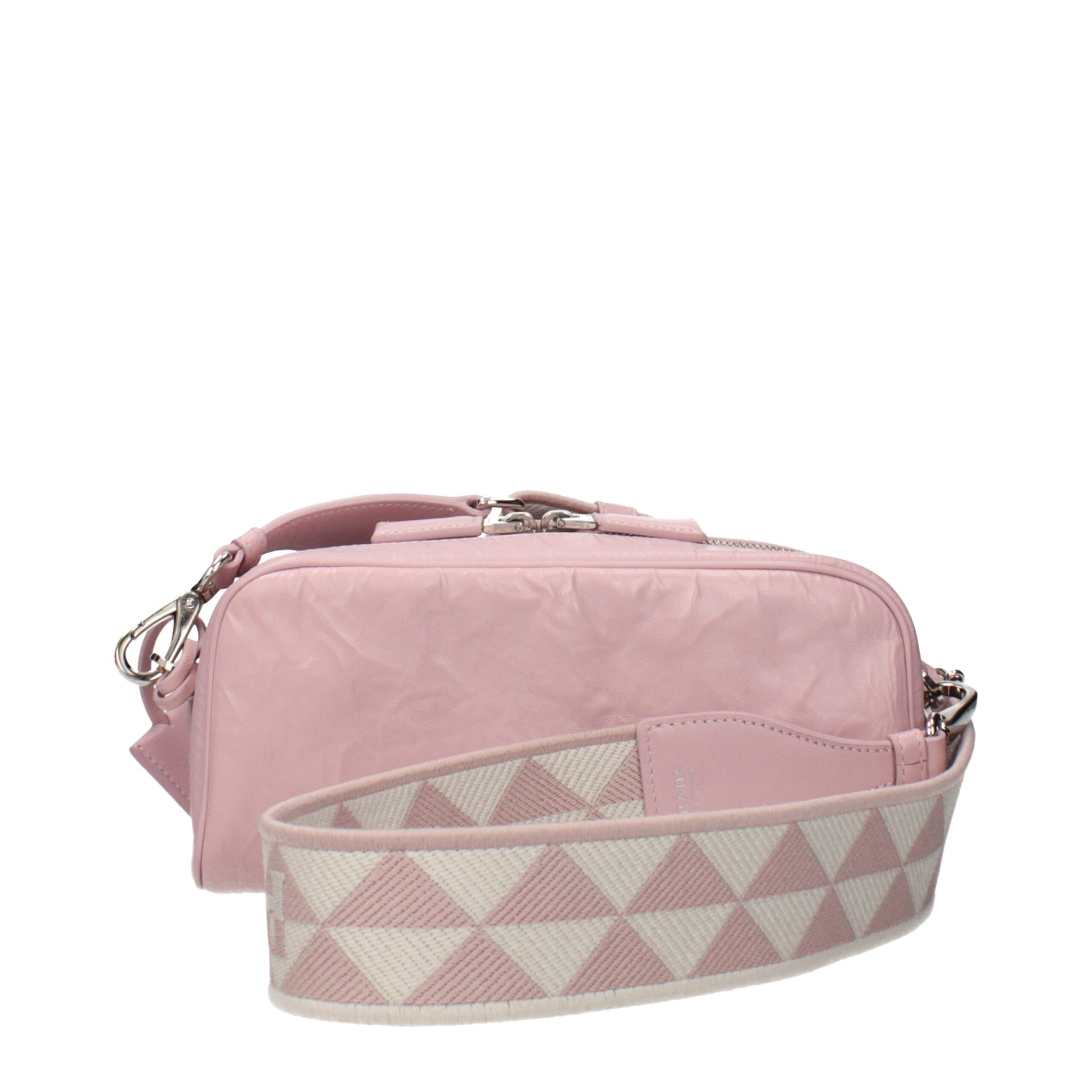 Prada Pink Leather Crossbody Bag - ClickThatClicks 