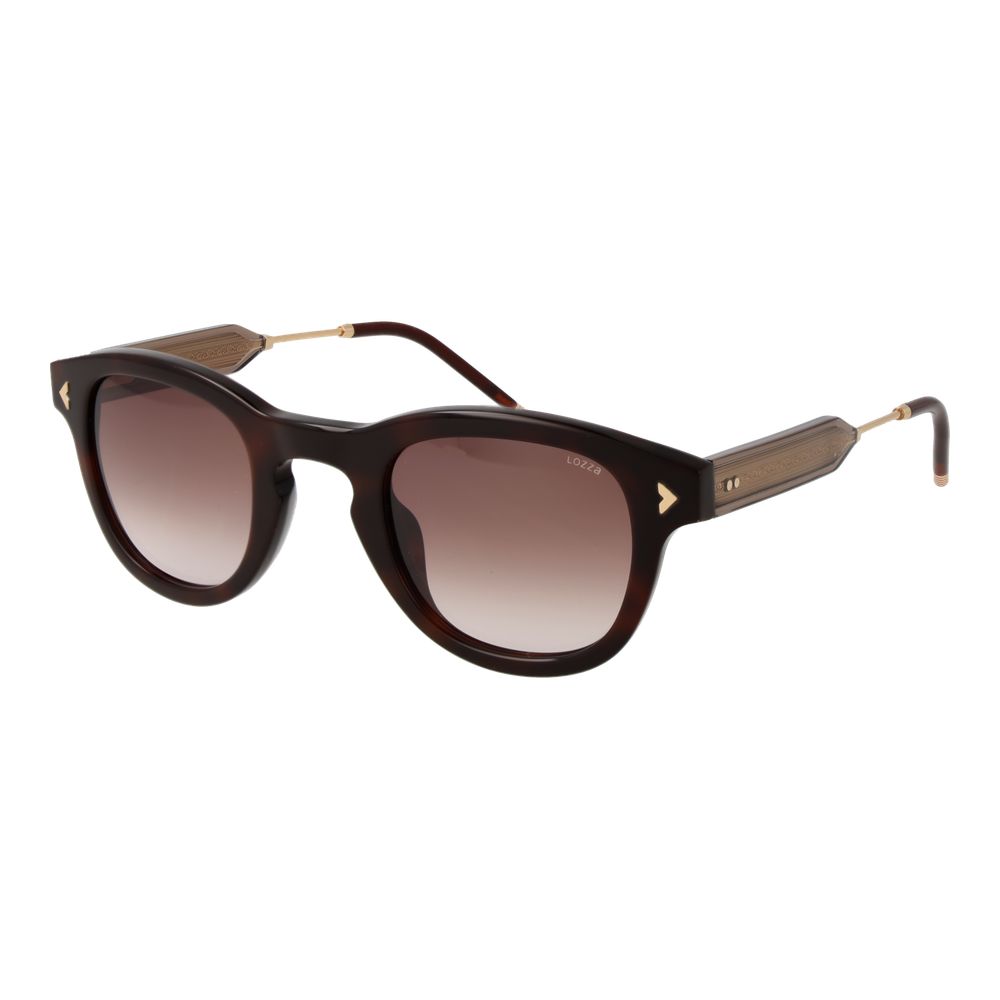 Lozza Brown Cellulose Acetate Sunglasses
