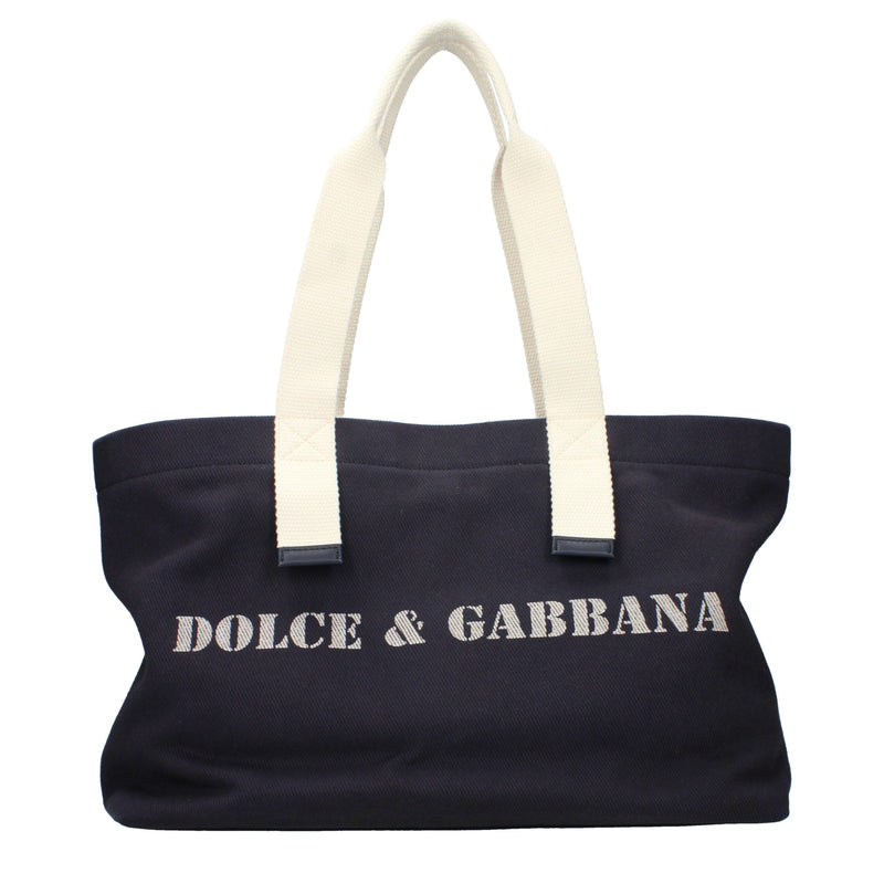 Dolce & Gabbana Blue Fabric Shoulder Bag