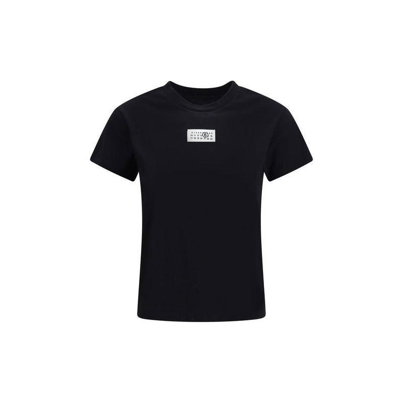 MM6 Black Cotton T-Shirt