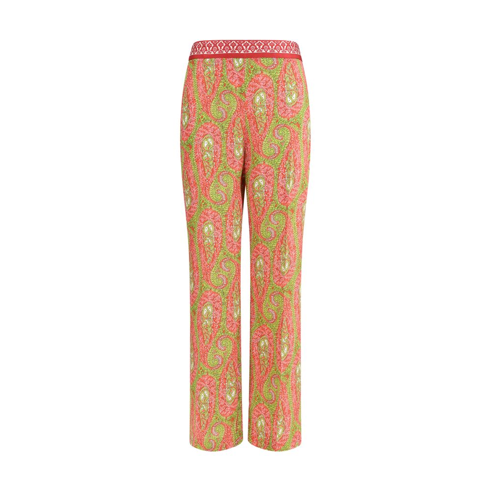 Etro Multicolor Polyester Pants