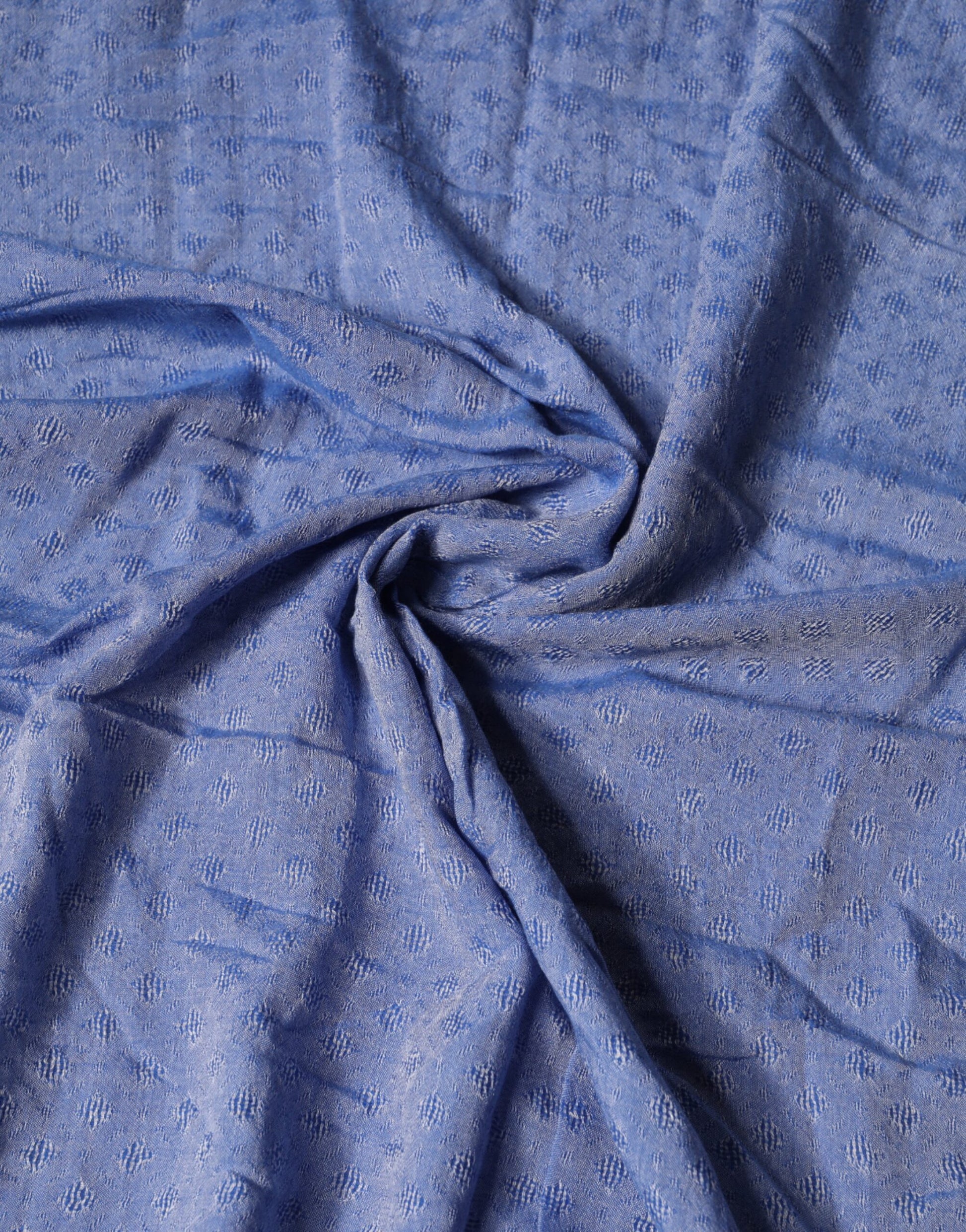 Dolce & Gabbana Blue Lace Stole Cotton Neck Wrap Shawl Scarf - ClickThatClicks 