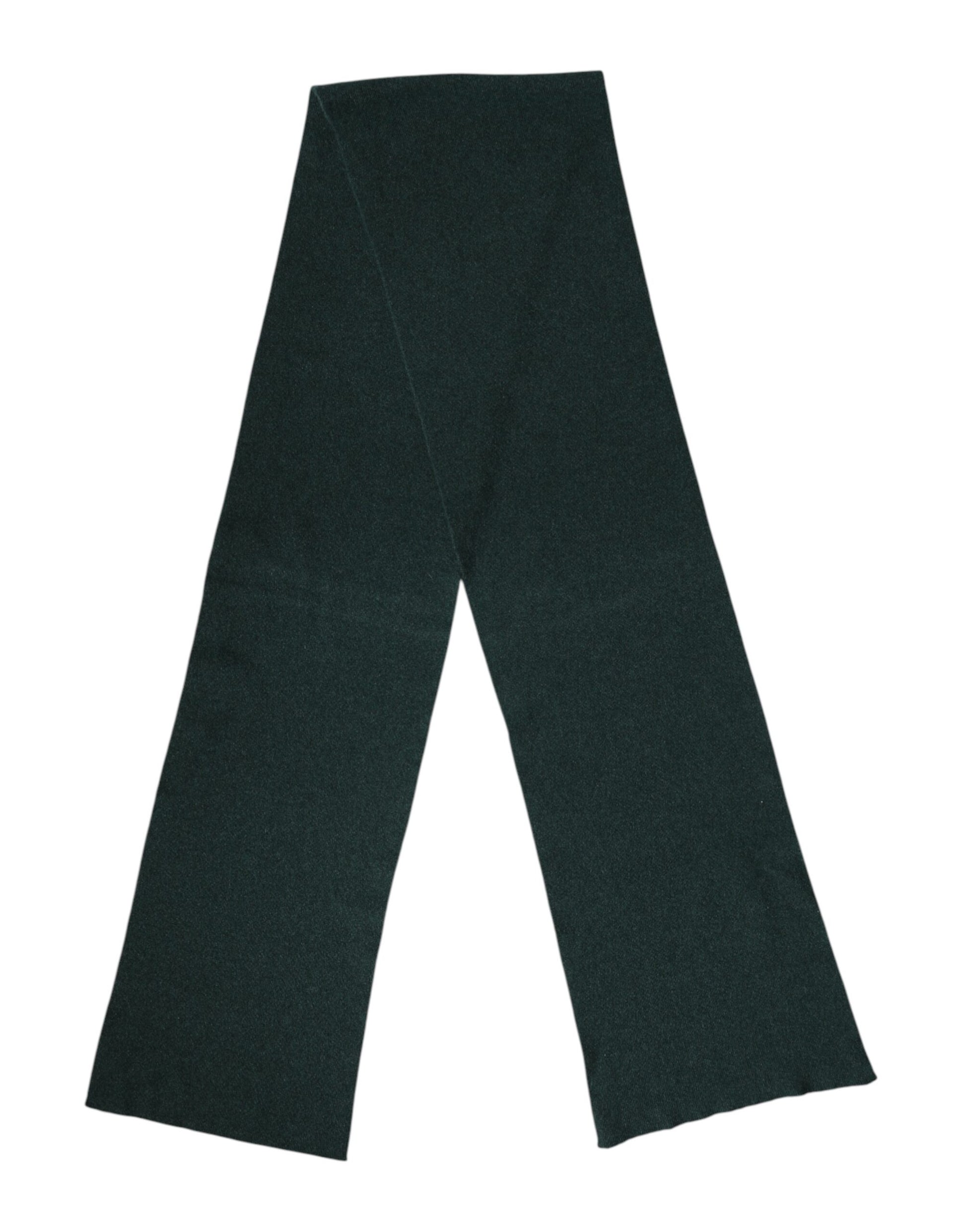 Dolce & Gabbana Green Cashmere Knitted Neck Wrap Shawl Scarf - ClickThatClicks 