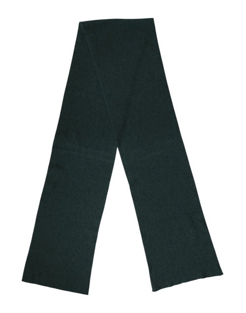 Dolce & Gabbana Green Cashmere Knitted Neck Wrap Shawl Scarf - ClickThatClicks 