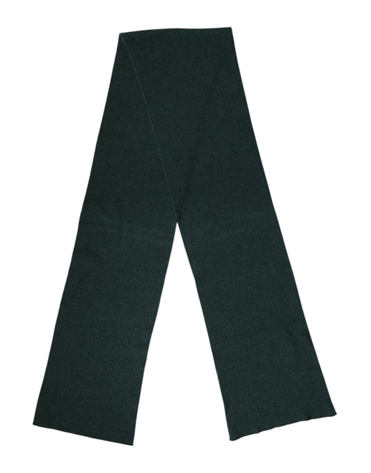 Dolce & Gabbana Green Cashmere Knitted Neck Wrap Shawl Scarf - ClickThatClicks 
