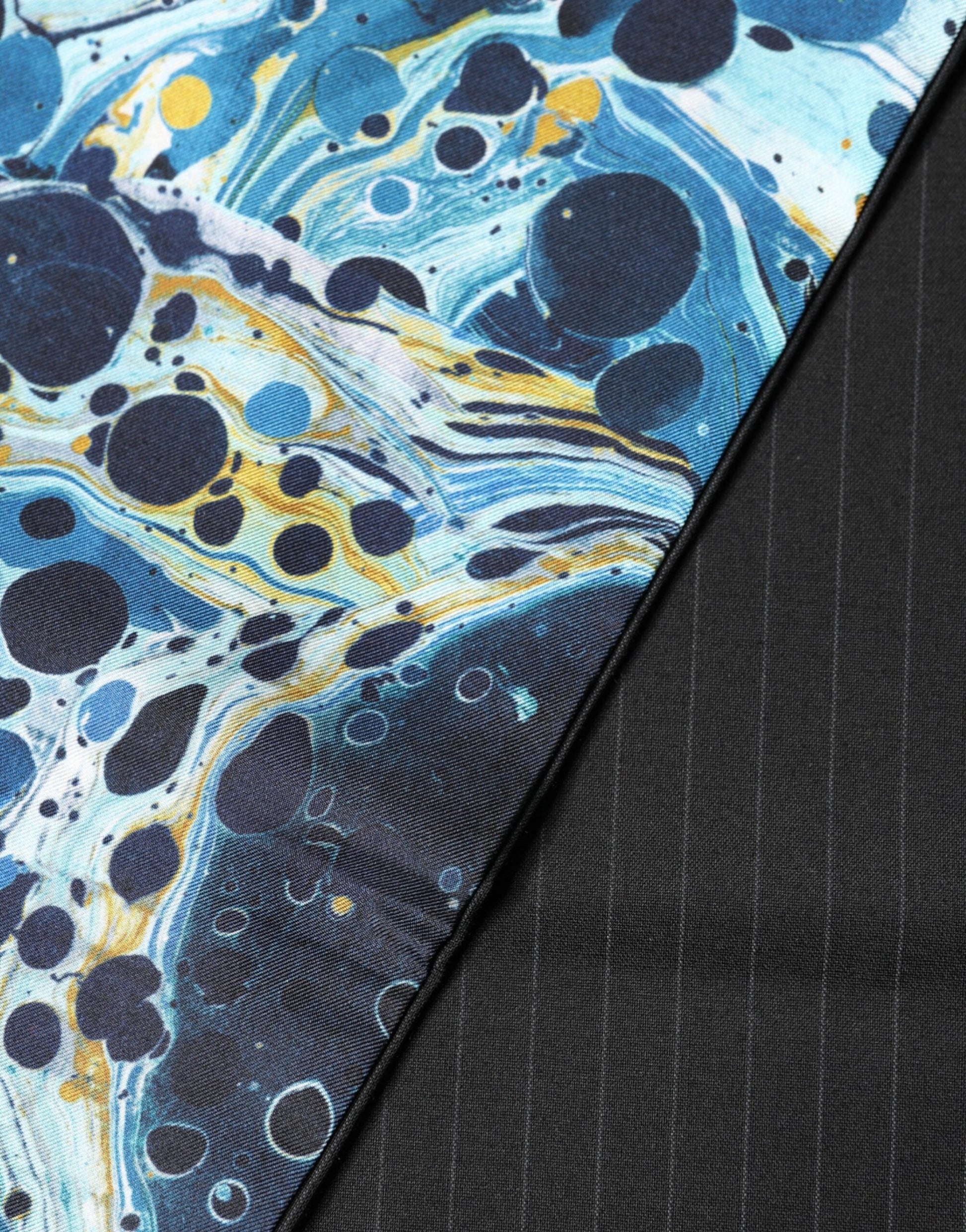 Dolce & Gabbana Multicolor Marble Neck Wrap Foulard Scarf - ClickThatClicks 