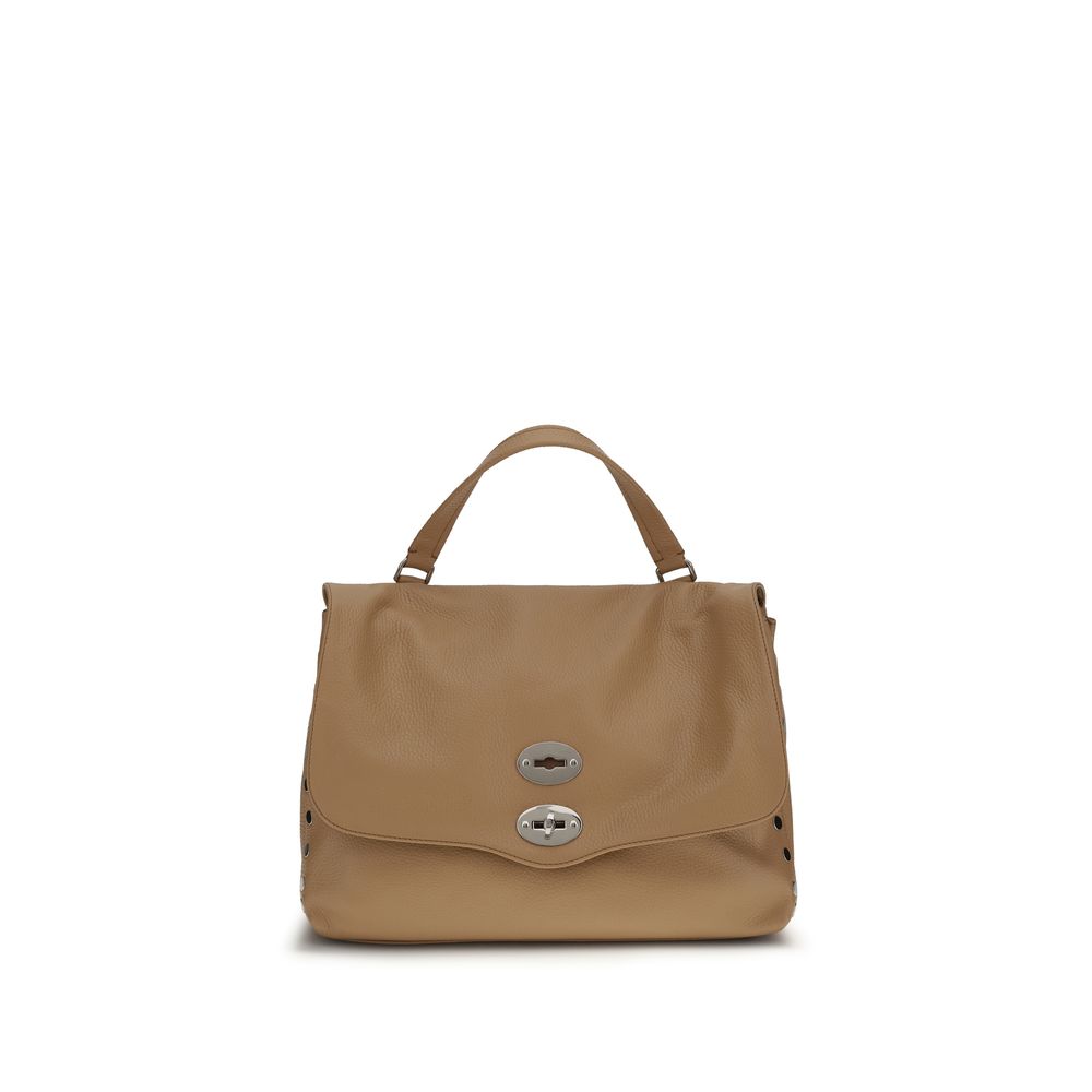 Zanellato Brown Calf Leather Bos Taurus Shoulder Bag - ClickThatClicks 