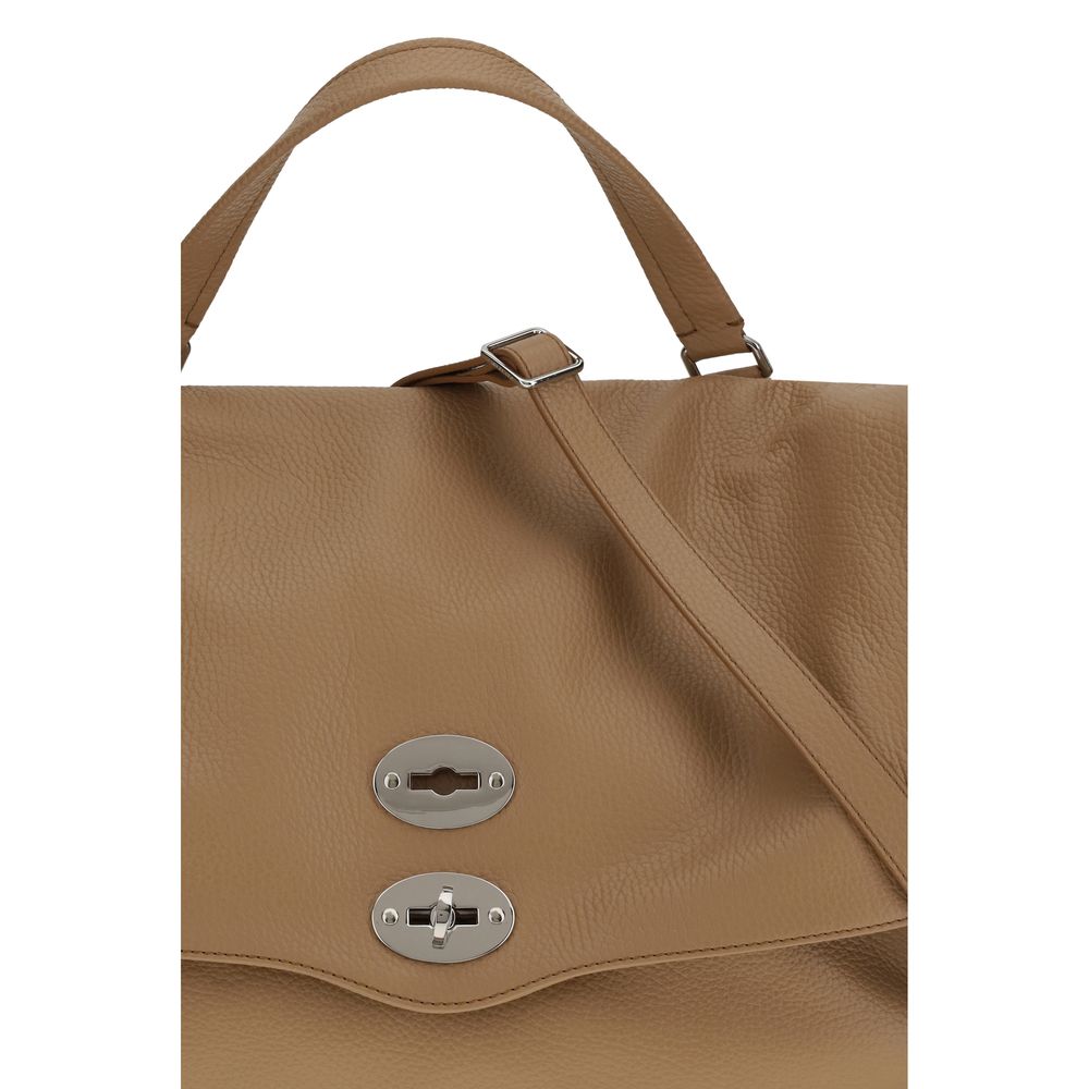 Zanellato Brown Calf Leather Bos Taurus Shoulder Bag - ClickThatClicks 