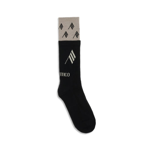 The Attico Black Cotton Socks - ClickThatClicks 