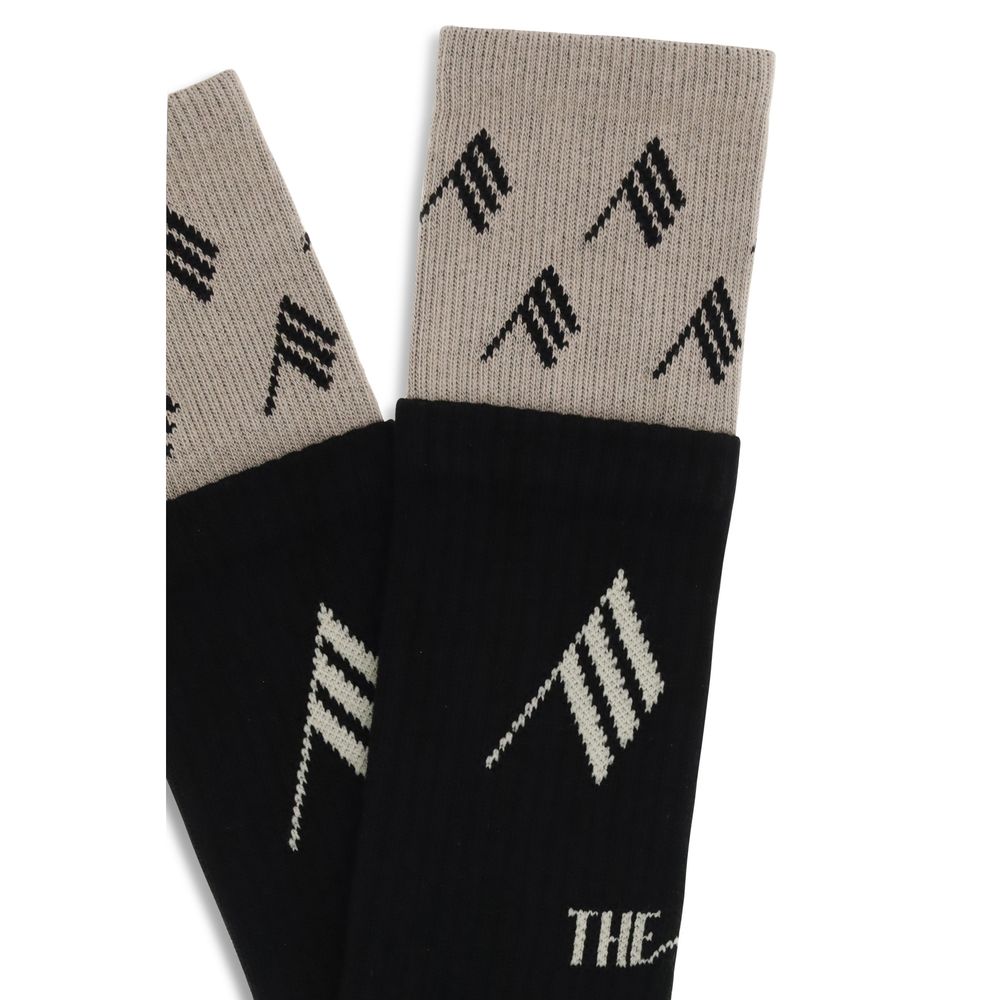 The Attico Black Cotton Socks - ClickThatClicks 