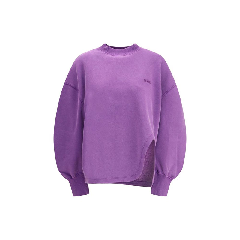 The Attico Purple Cotton Sweatshirt