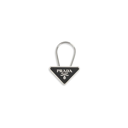 Prada Black Metal Keychain - ClickThatClicks 