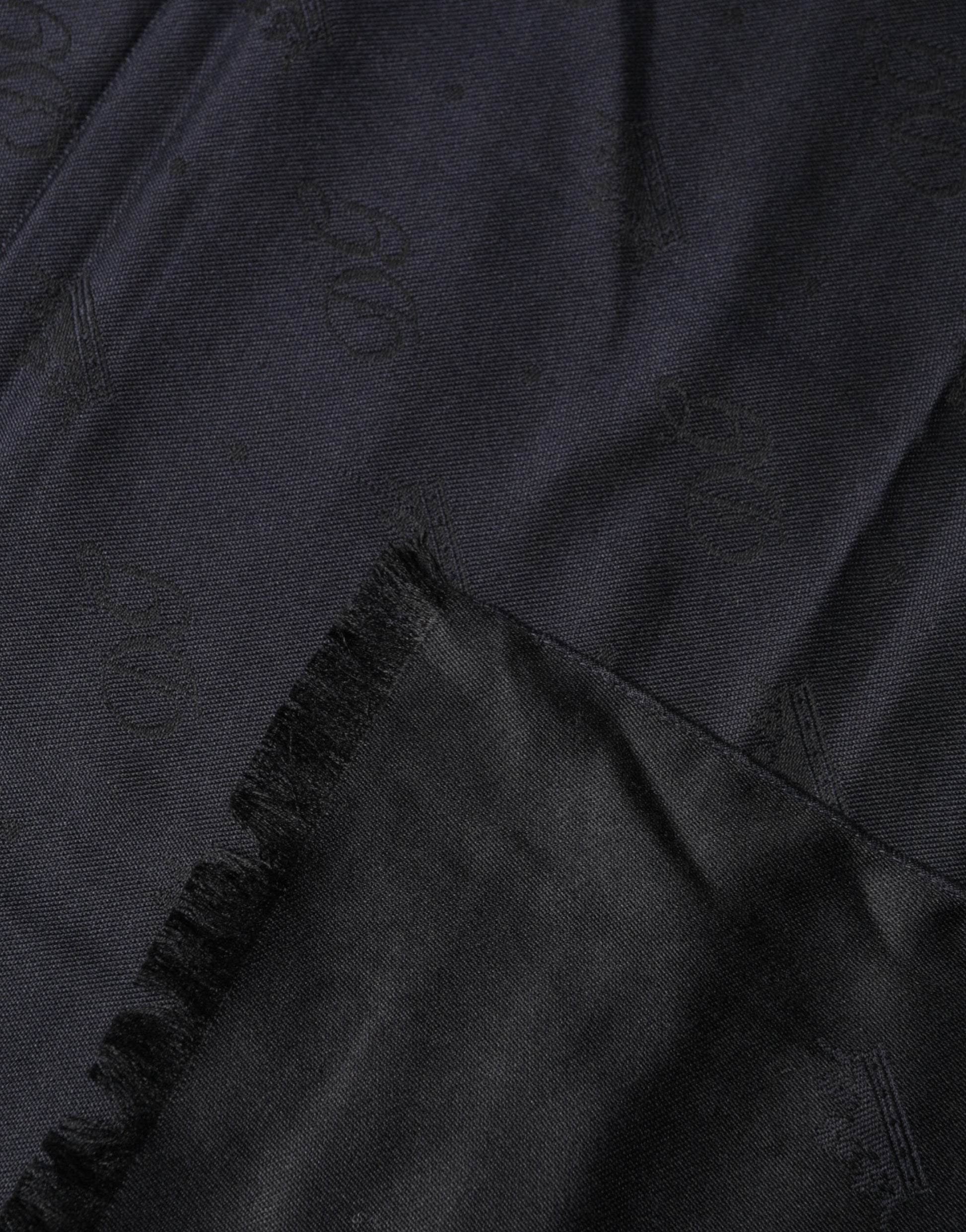 Dolce & Gabbana Black Lace Stole Silk NeckWrap Shawl Scarf - ClickThatClicks 