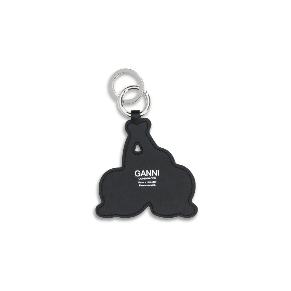 Ganni Multicolor Recycled Leather Keychain - ClickThatClicks 