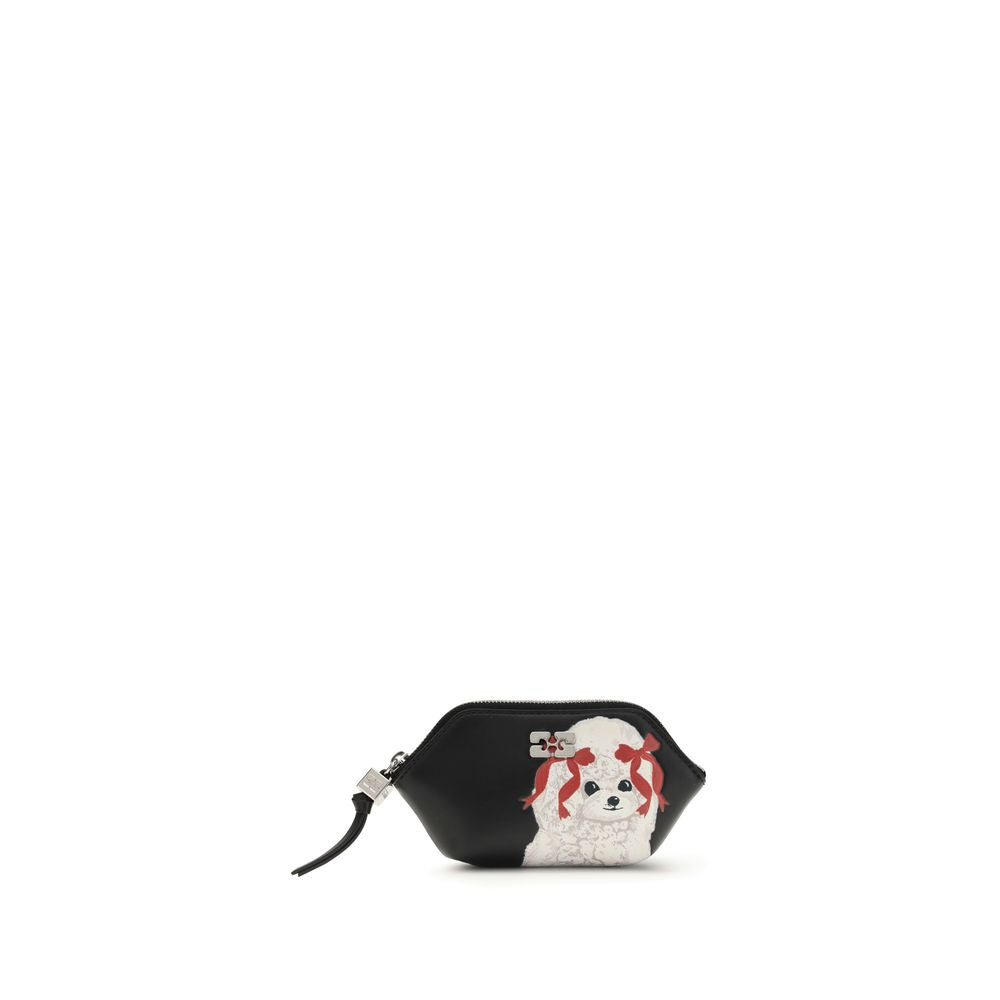 Ganni Black Polyester Wallet - ClickThatClicks 