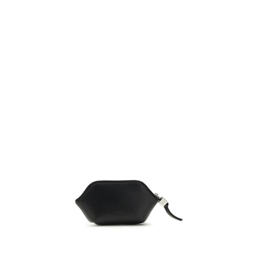 Ganni Black Polyester Wallet - ClickThatClicks 