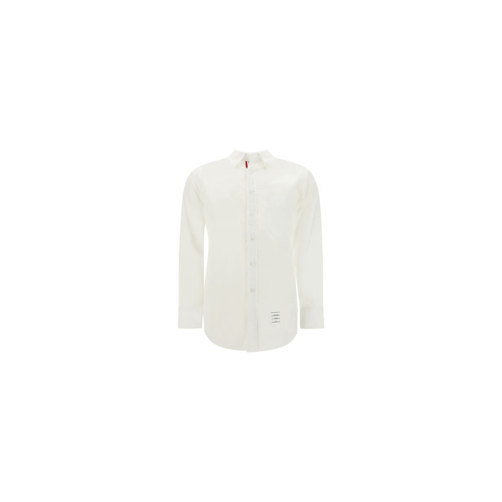 Thom Browne White Cotton Dress Shirt - ClickThatClicks 